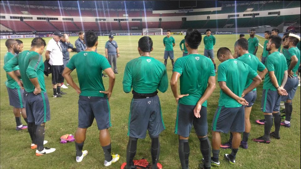 Timnas Indonesia akan melawan Filipina pada laga grup A Piala AFF malam nanti. Copyright: &copy; PSSI